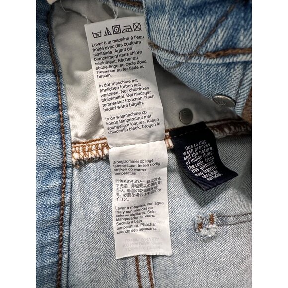 Madewell Womens High-Rise Button Fly Denim Stretch Jeans Distressed Size 28 - Picture 7 of 7